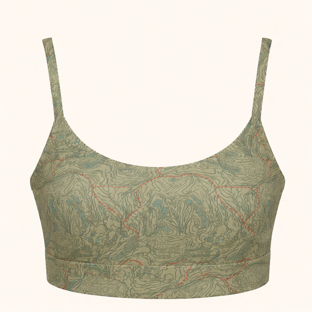 RIDGELINE BRALETTE TOPO-CHEEKO